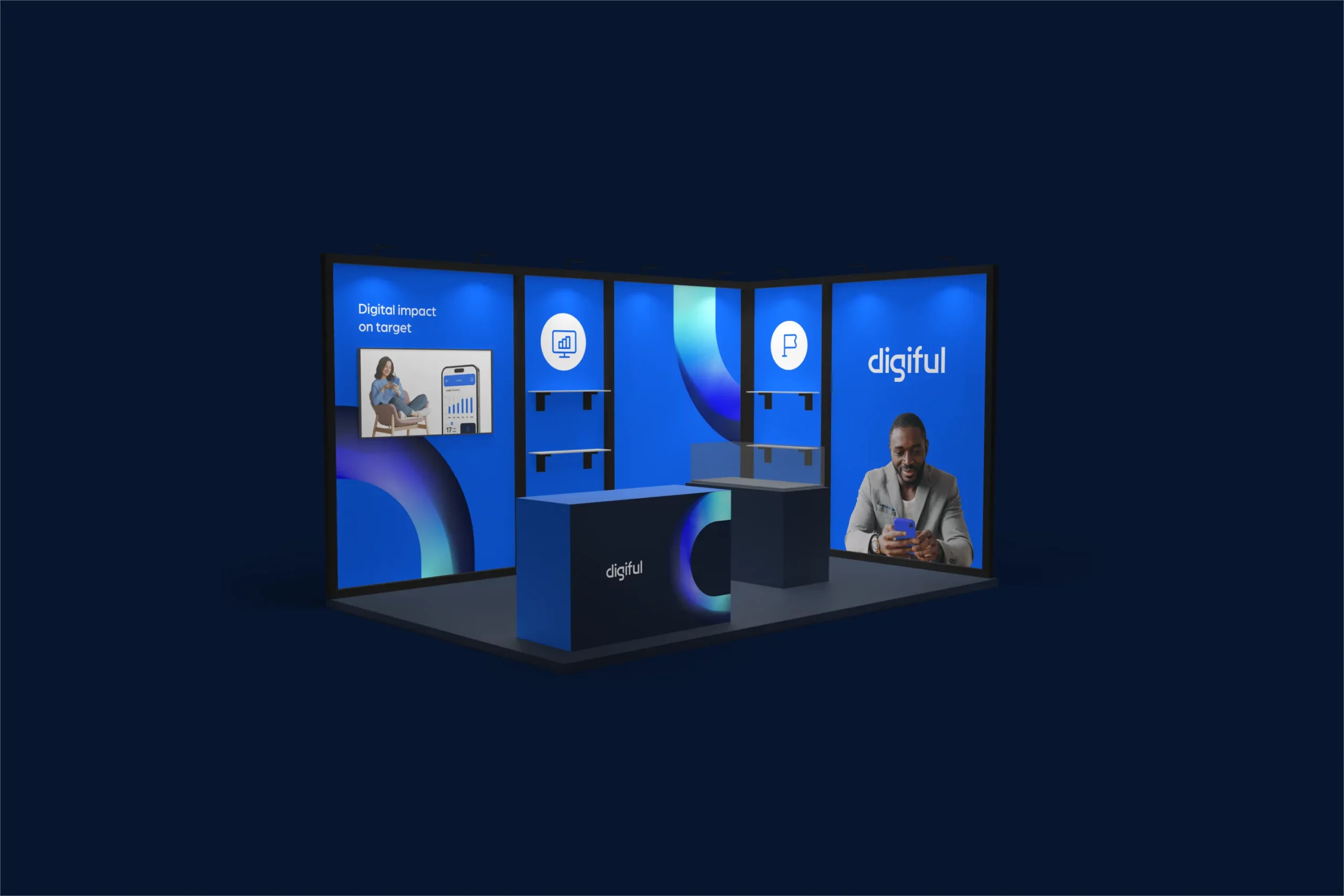 Digiful Exhibition Stand Design - Branding Example